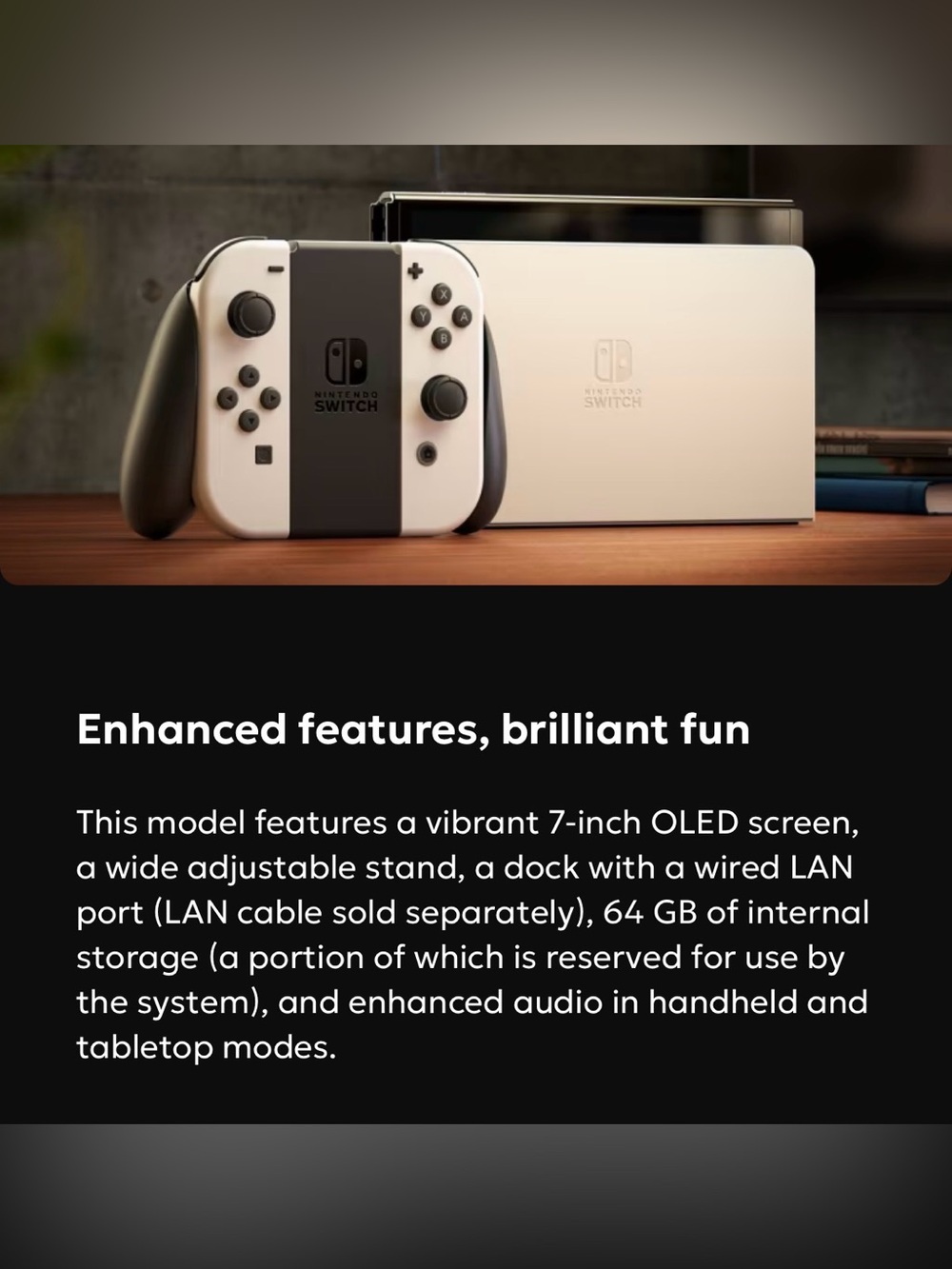 Nintendo Switch - OLED Model Console Bundle - Picture 10 of 12